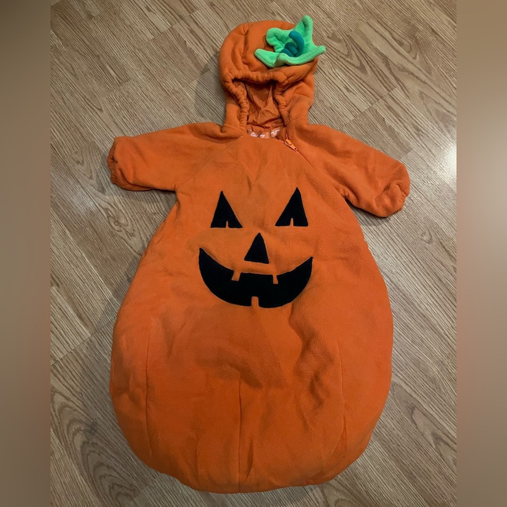 Pumpkin costume infant (one size)